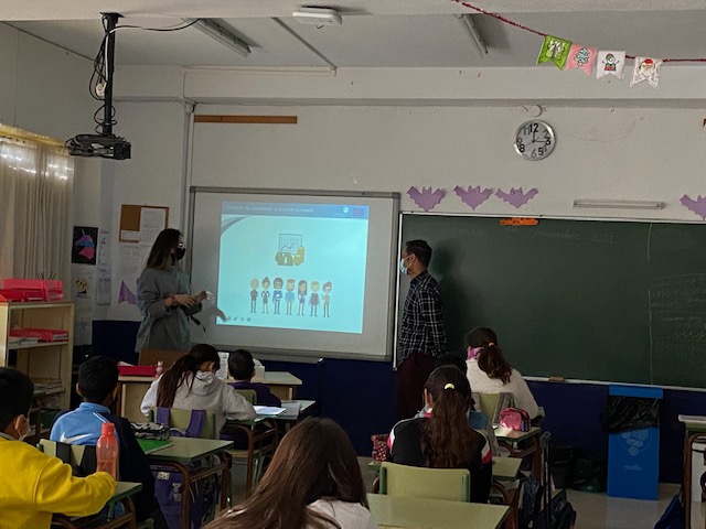 Alumnos asistentes a la charla